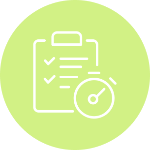 A picture shows a mini paperboard and stopwatch design with a yellow circular background.